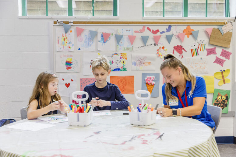 Joyful kids at a popular DC-area summer camp
